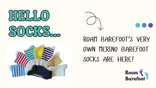 Our NZ Made barefoot merino socks are here!