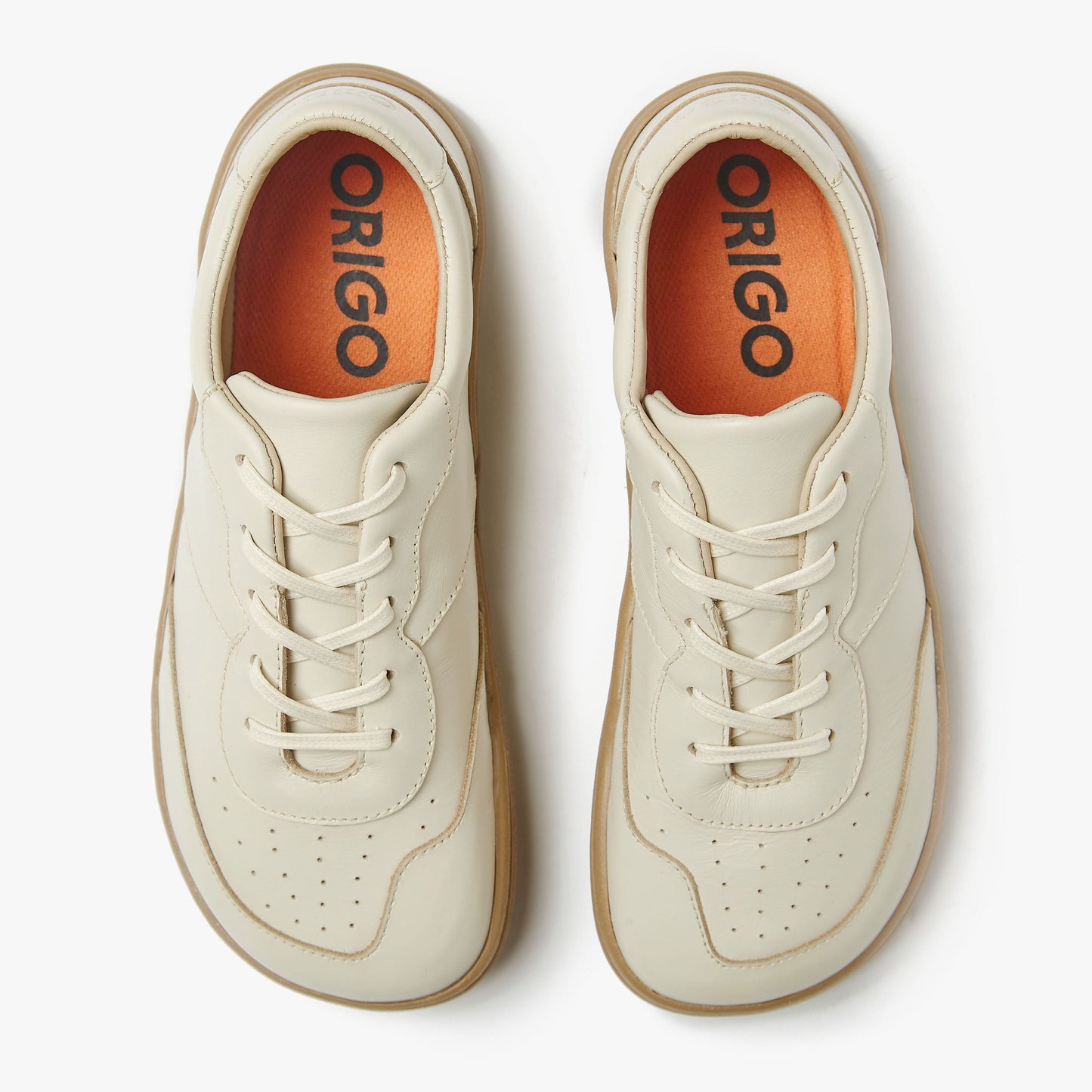 Origo Retro Sneaker for Women | Natural Leather (US Stock)-1