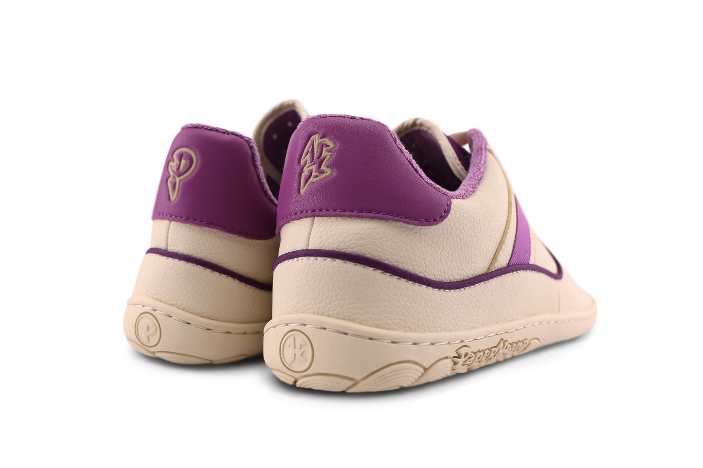 PaperKrane Adult Sneakers - Plum Retro Lows - Vegan