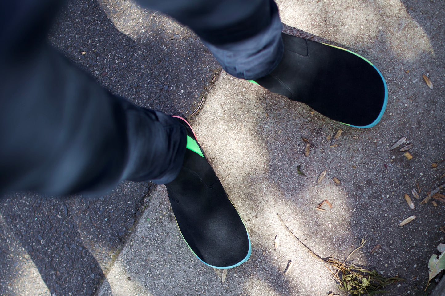 PaperKrane Adult Boots - Skittle Neon