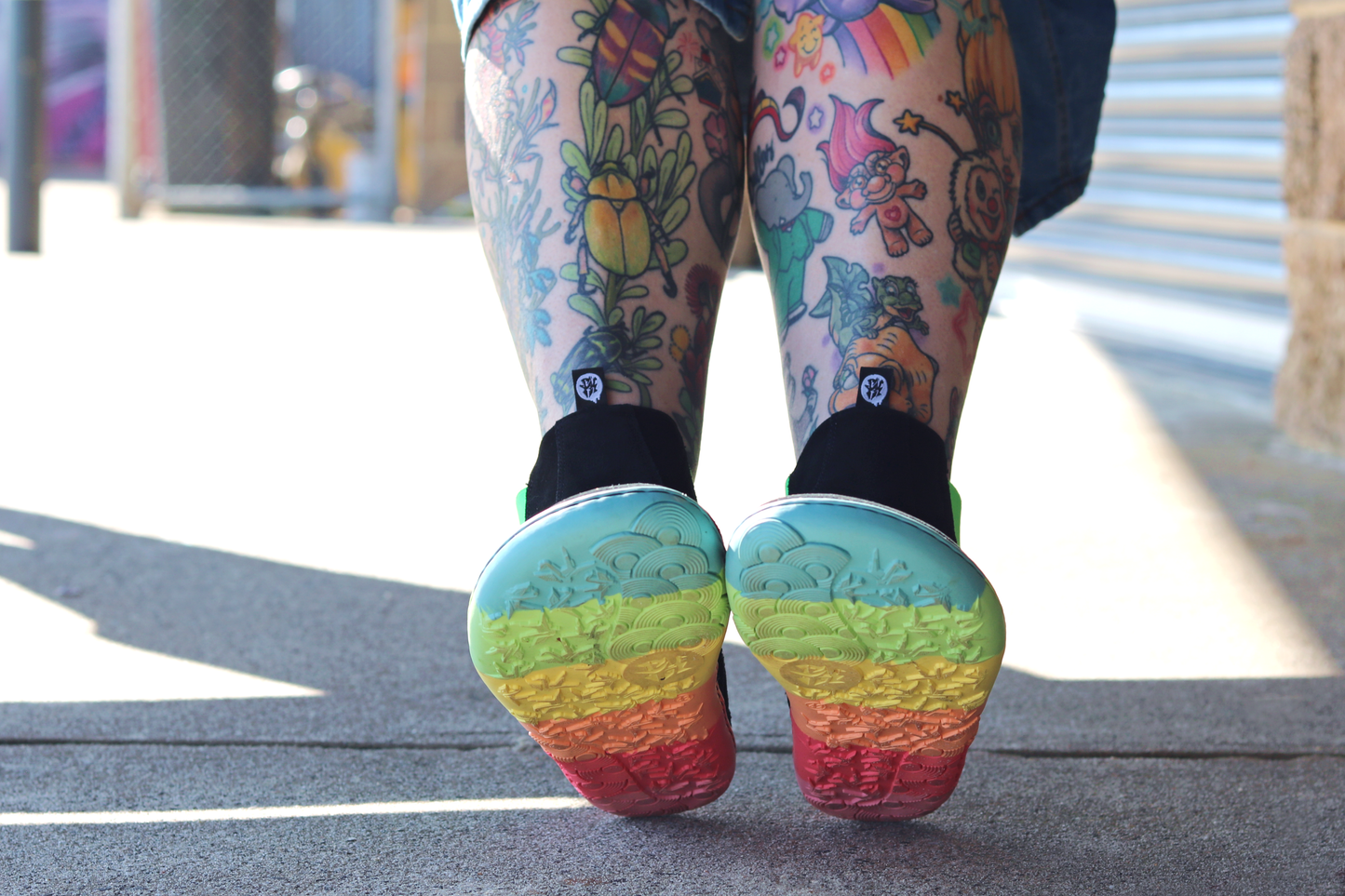 PaperKrane Adult Boots - Skittle Neon