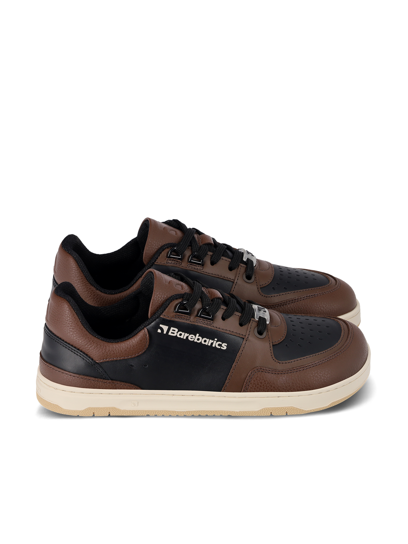 Black & Dark Brown