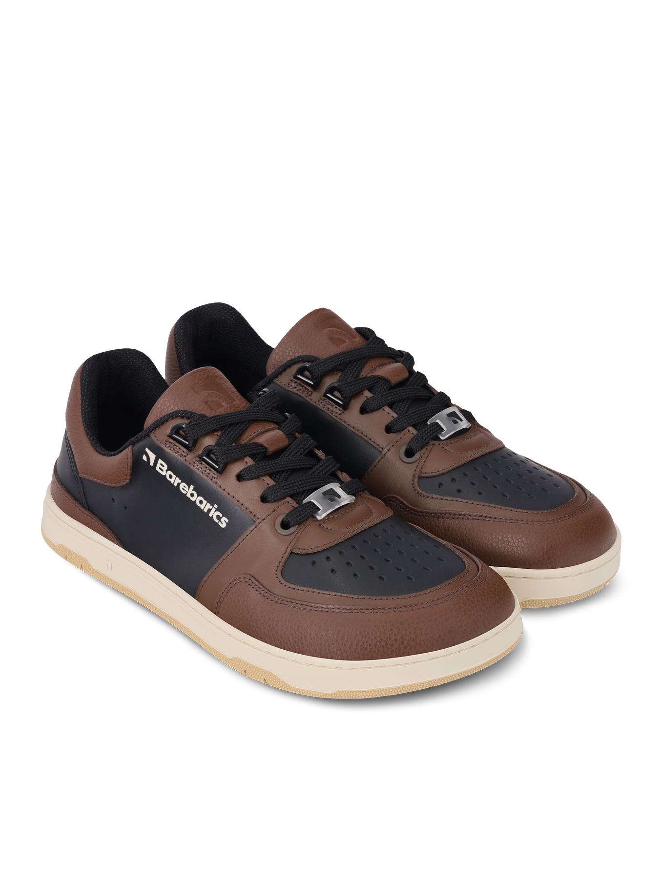 Black & Dark Brown