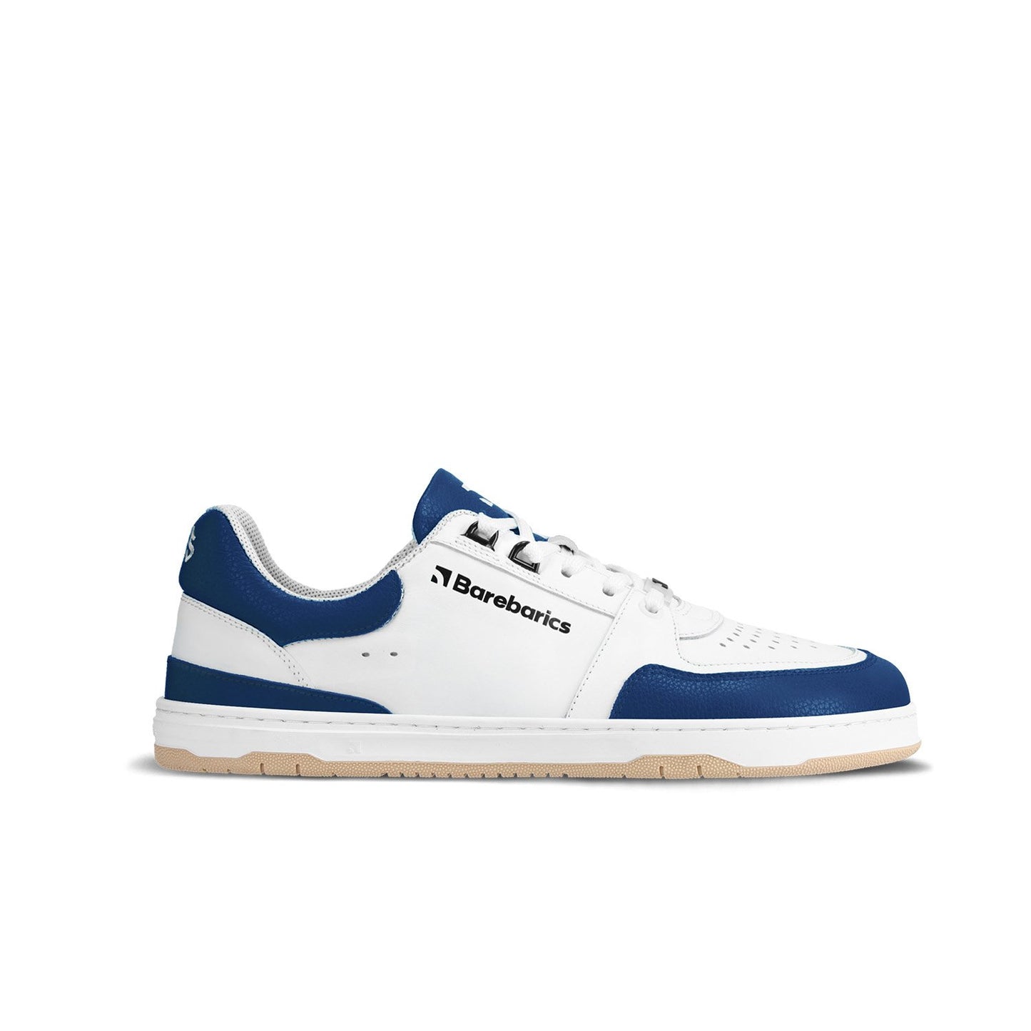 White & Dark Blue