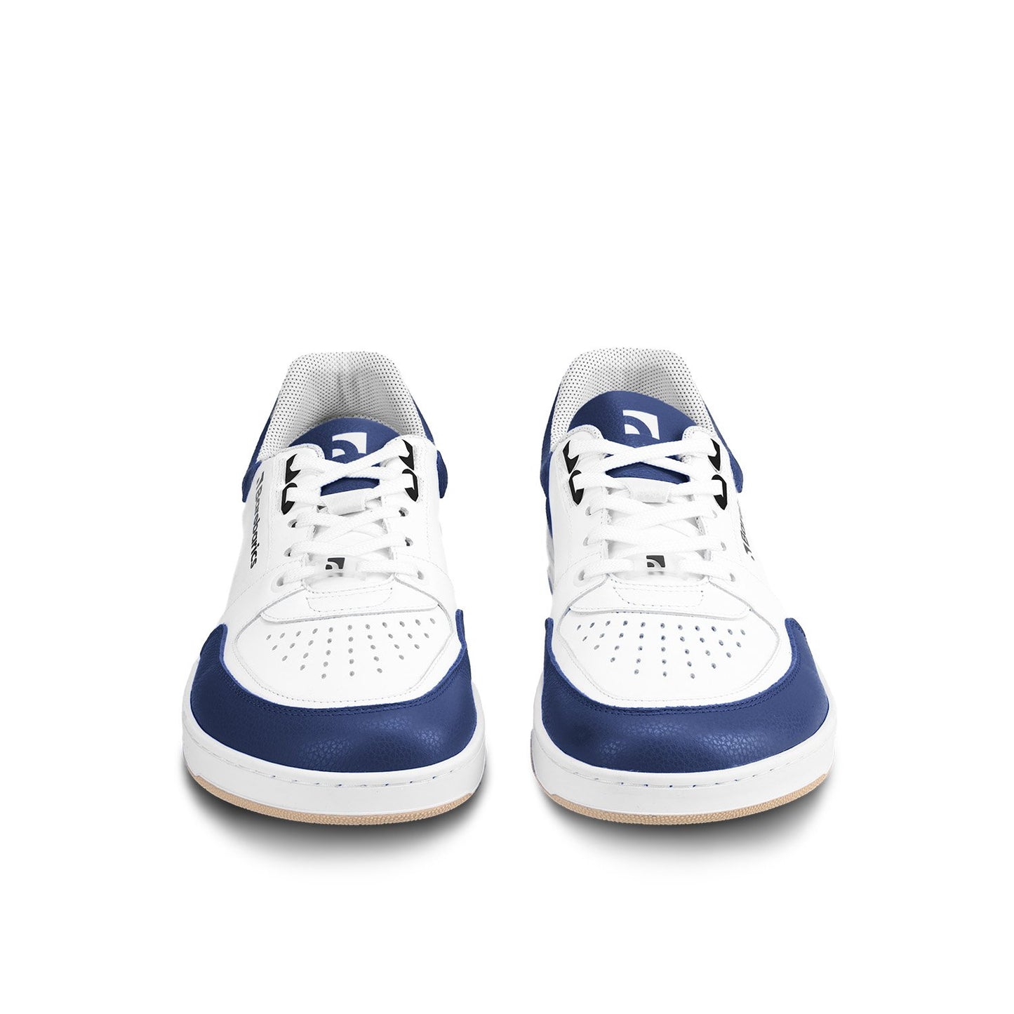 White & Dark Blue