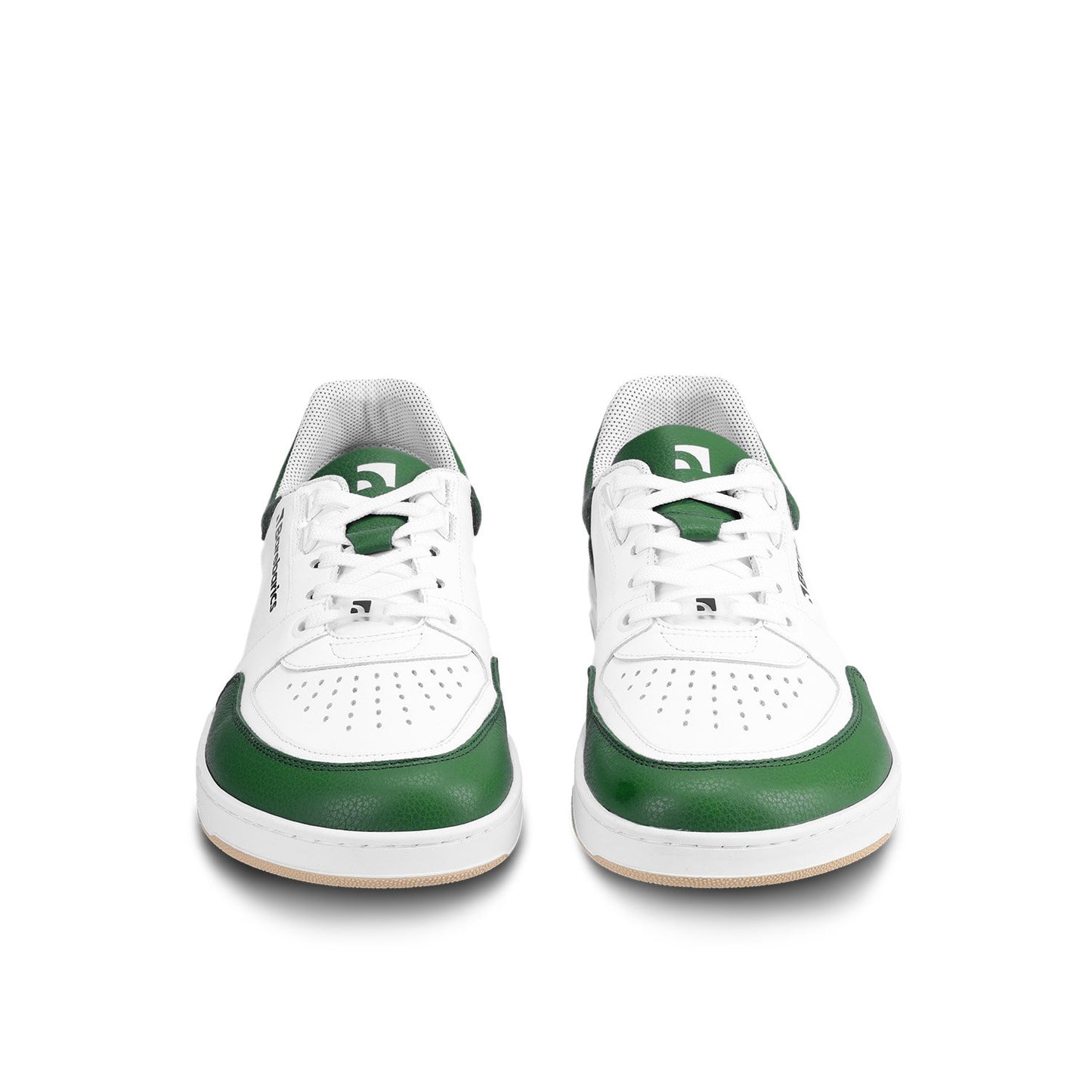 White & Dark Green