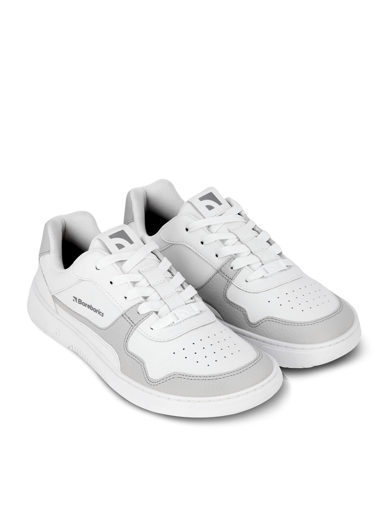 White & Light Grey