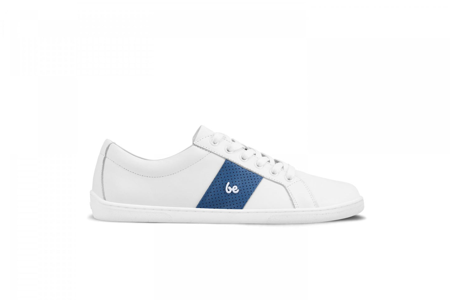 White & Dark Blue