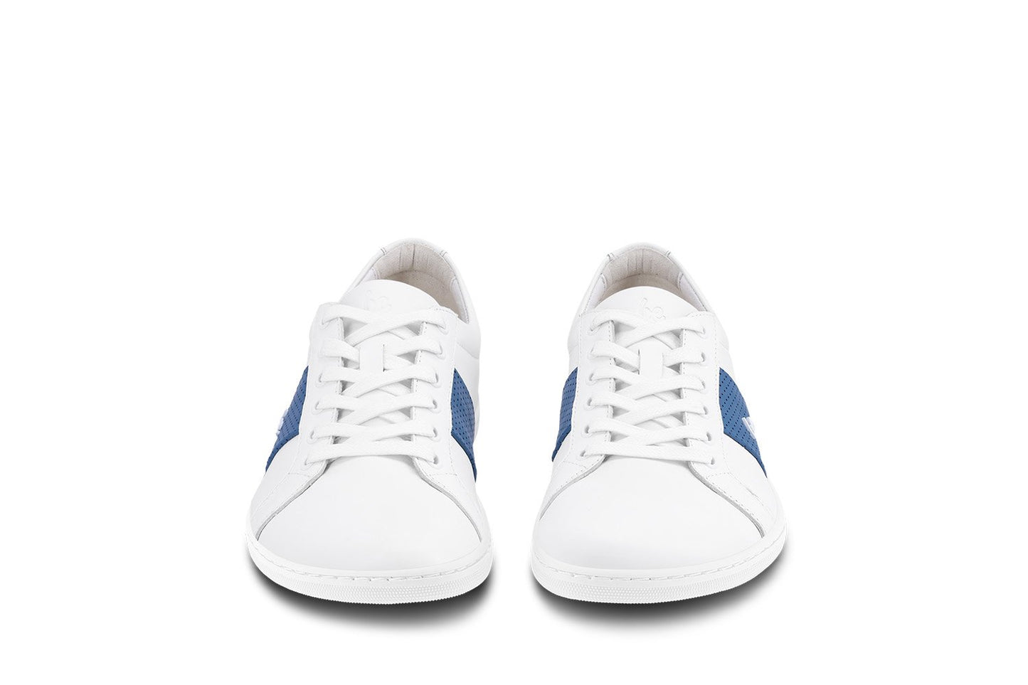 White & Dark Blue