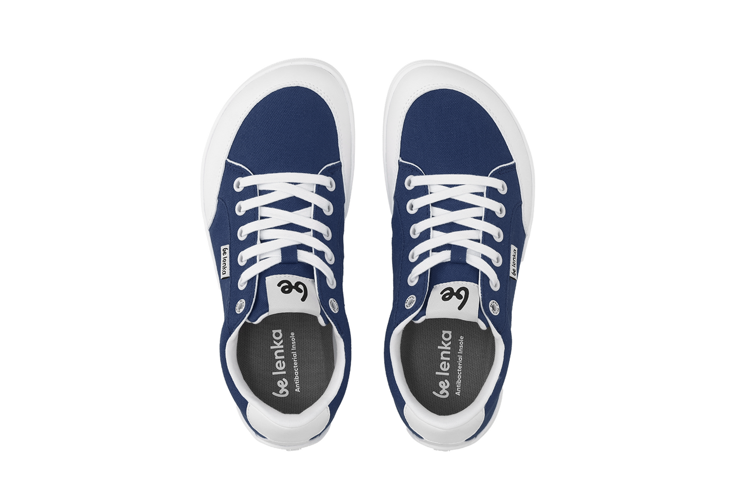 Dark Blue & White