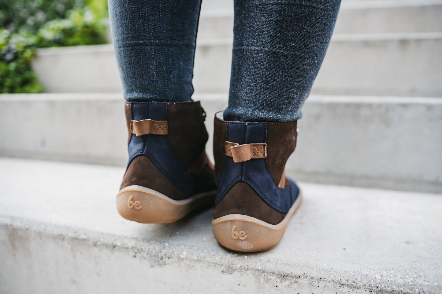 Brown & Navy
