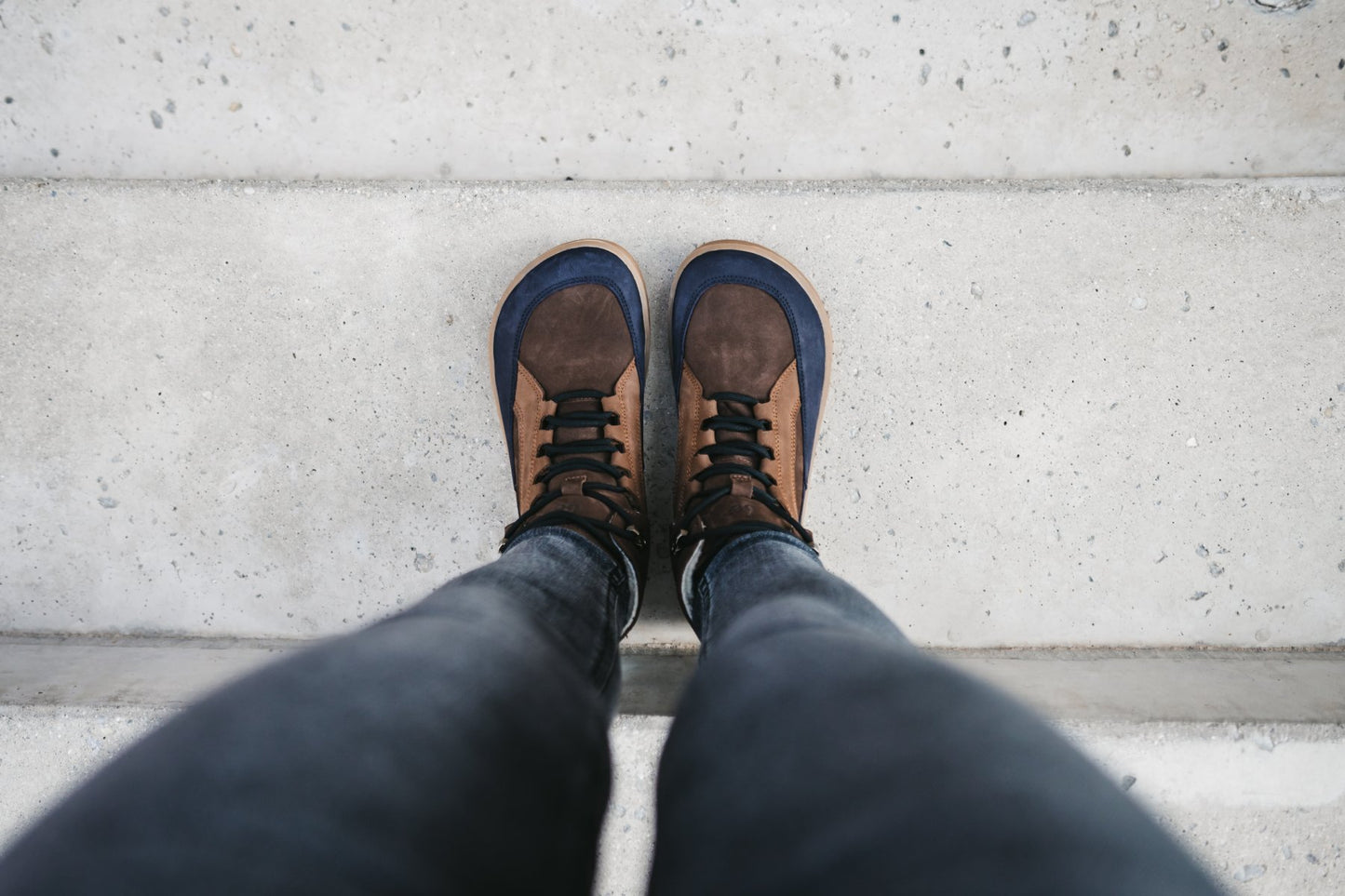 Brown & Navy