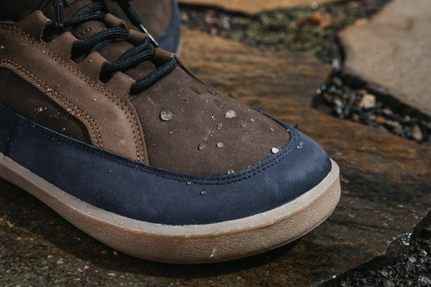 Brown & Navy