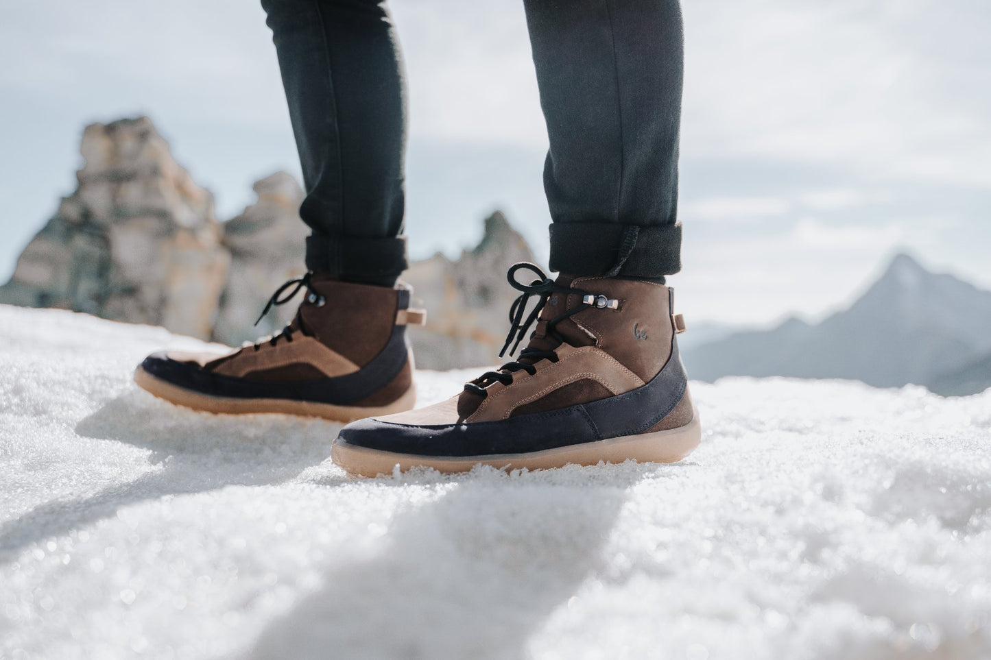Brown & Navy