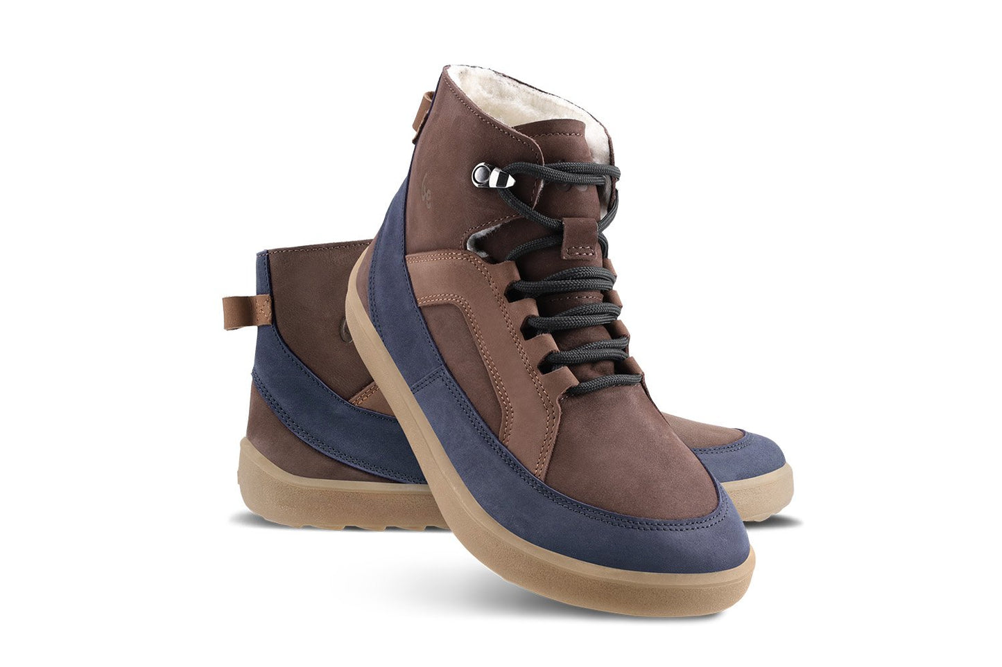 Brown & Navy