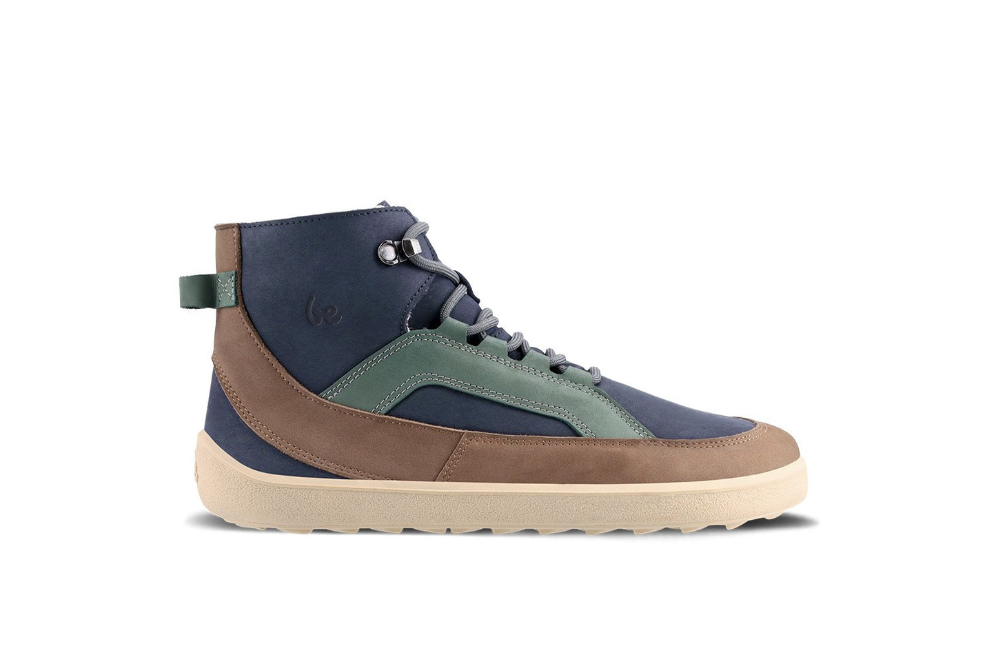 Navy Brown & Beige