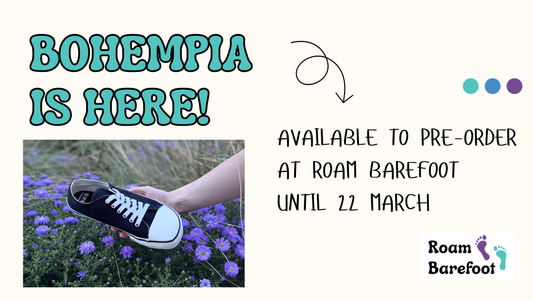 Introducing Bohempia Barefoot Sneakers at Roam Barefoot