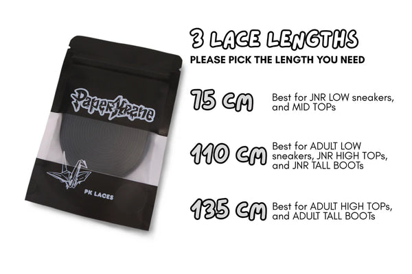 PaperKrane Elastic Shoe Laces