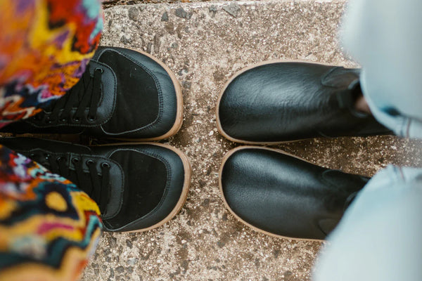 PaperKrane Adult Boots - Black Gum Chelsea