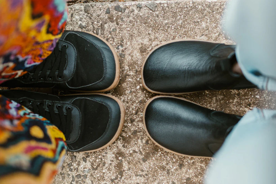 PaperKrane Adult Boots - Black Gum Chelsea
