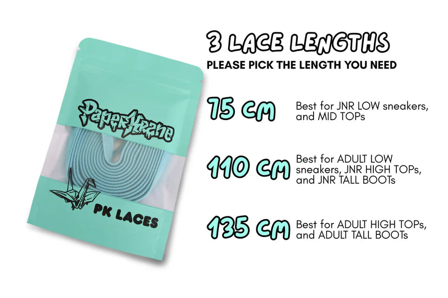 PaperKrane Elastic Shoe Laces