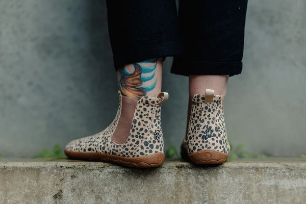 PaperKrane Adult Boots - Cheetah Chelsea