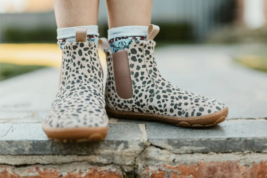 PaperKrane Kids Boots - Cheetah Chelsea Junior