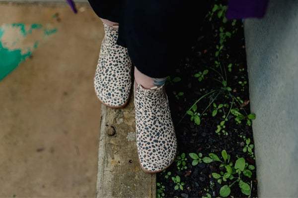 PaperKrane Adult Boots - Cheetah Chelsea