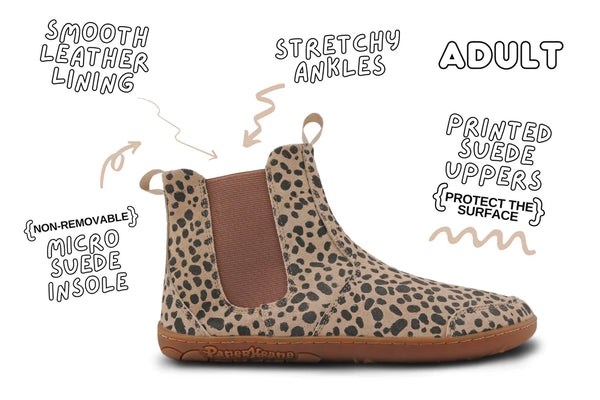 PaperKrane Adult Boots - Cheetah Chelsea