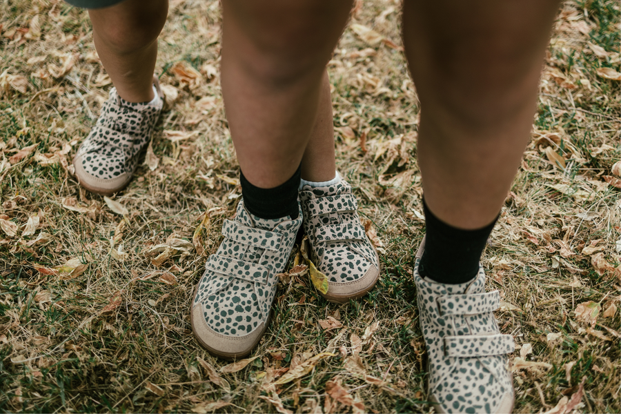 PaperKrane Adult Sneakers - Cheetah Velcro