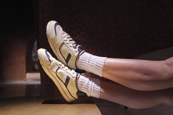 PaperKrane Adult Sneakers - Inky Retro Lows | FINAL SALE