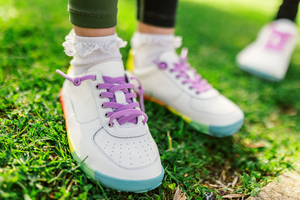 PaperKrane Kids Sneakers - Neon Lows Junior - FINAL SALE