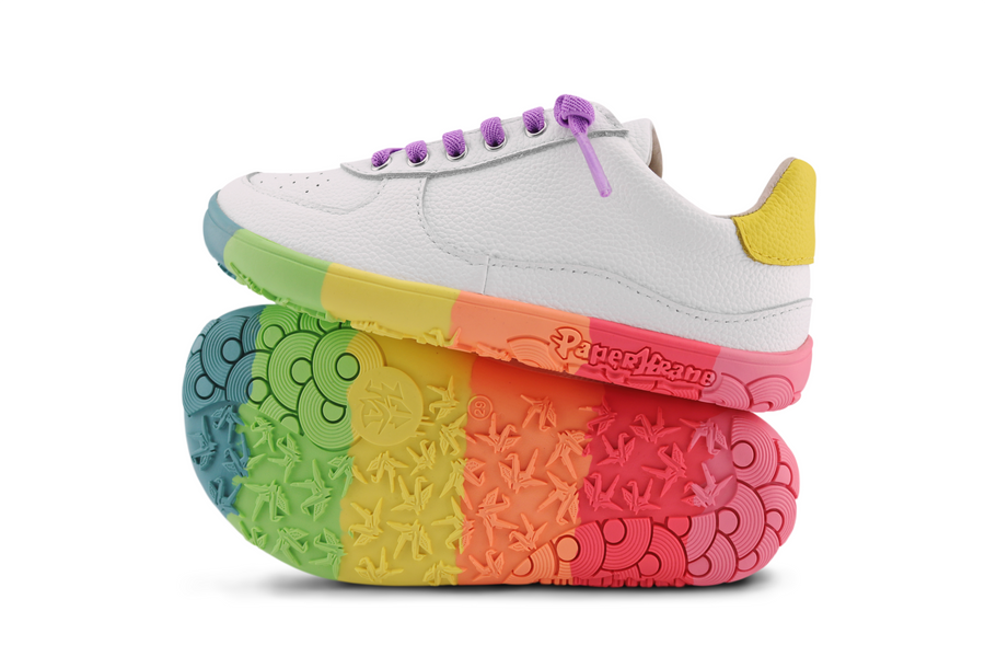 PaperKrane Kids Sneakers - Neon Lows Junior - FINAL SALE
