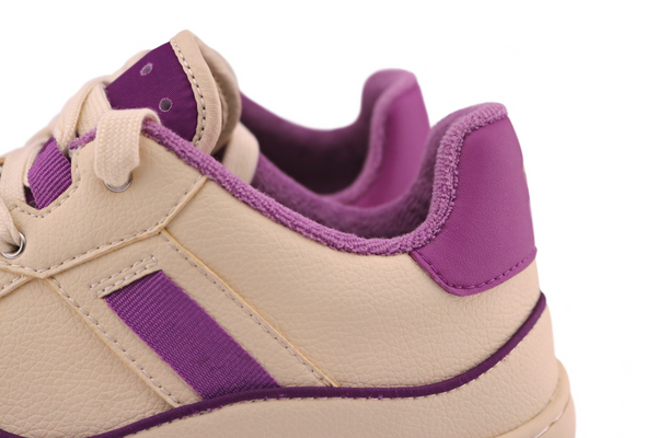 PaperKrane Adult Sneakers - Plum Retro Lows | FINAL SALE