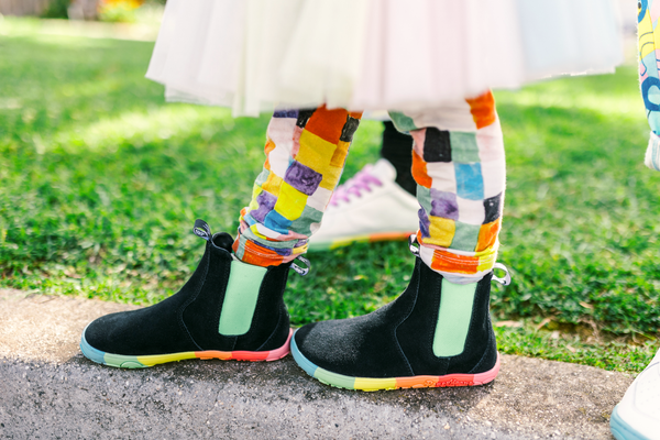 PaperKrane Kids Boots - Skittle Neon Junior | FINAL SALE