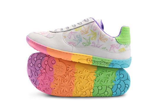 PaperKrane Kids Sneakers - White Kranes Junior