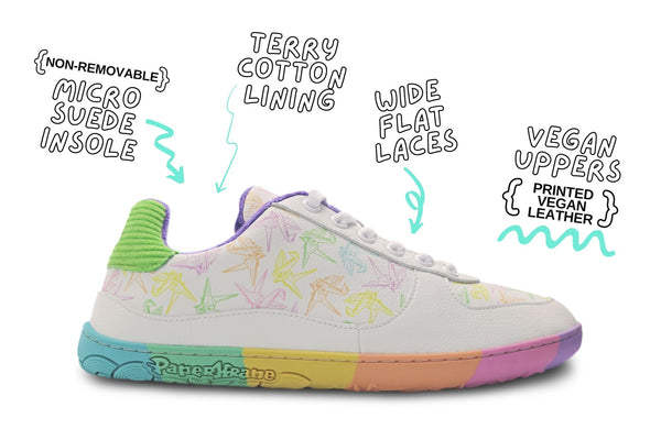 PaperKrane Adult Sneakers - White Kranes