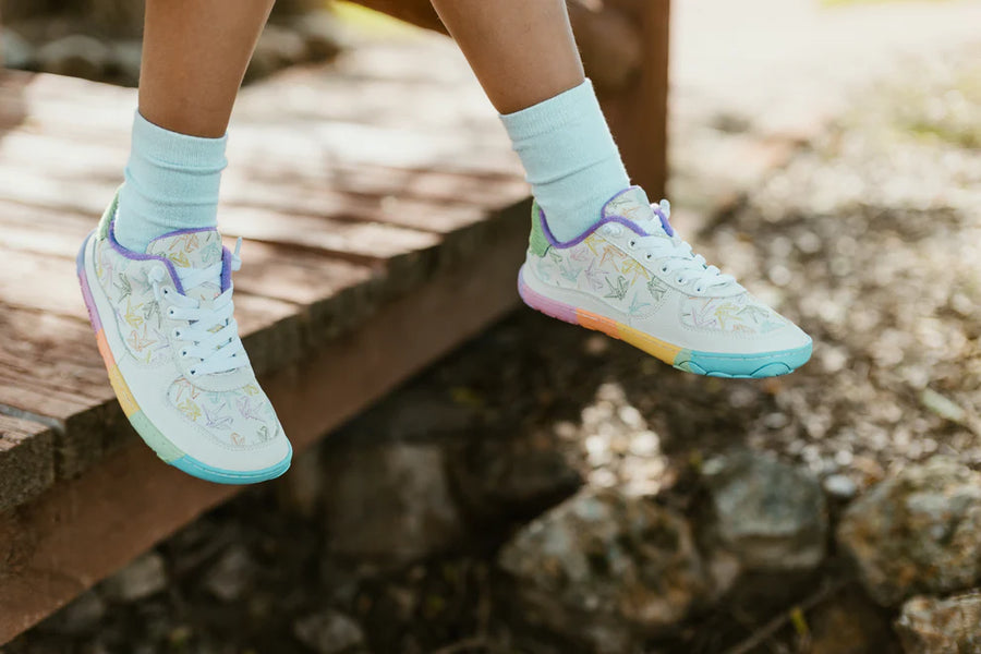 PaperKrane Kids Sneakers - White Kranes Junior