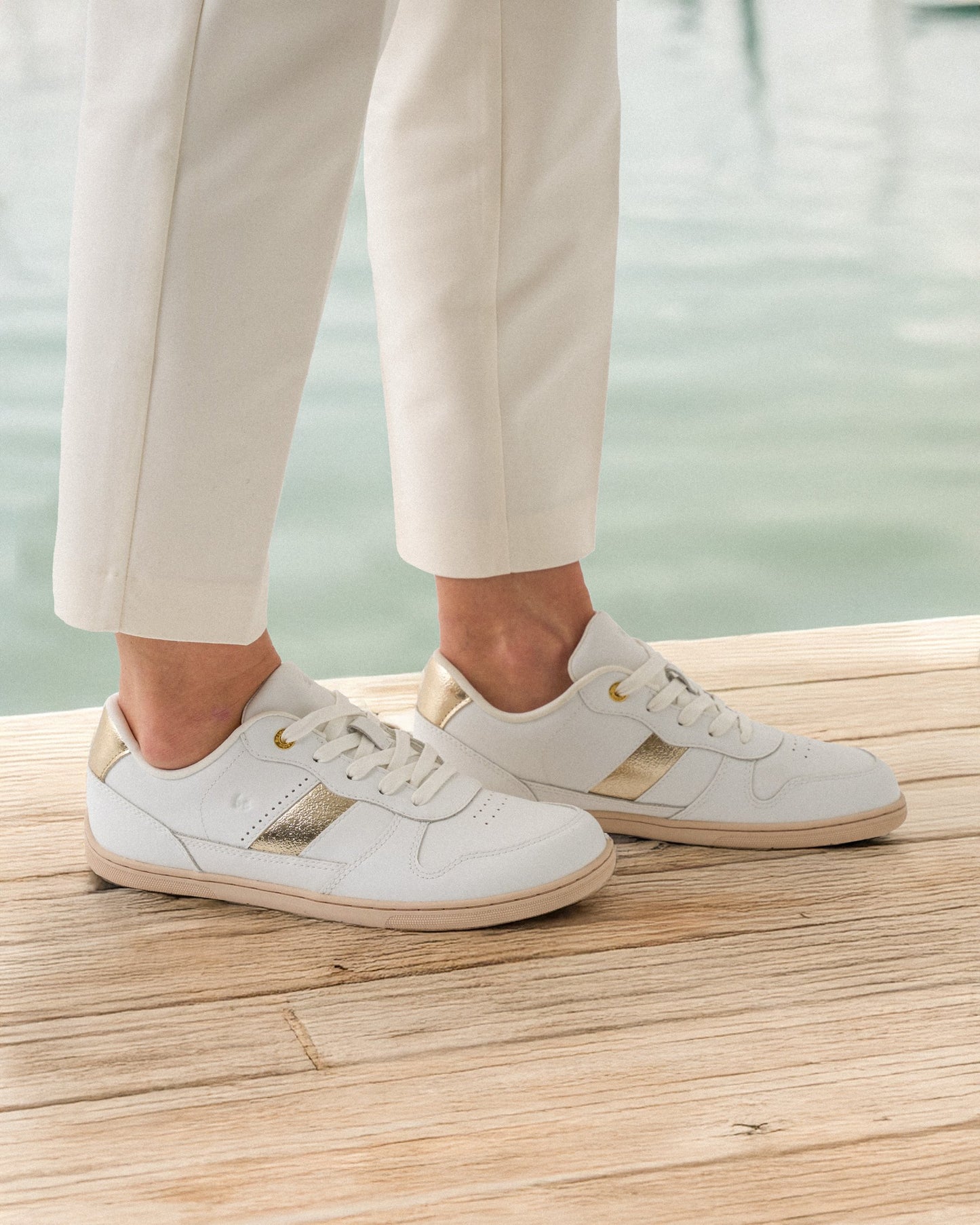 White & Gold