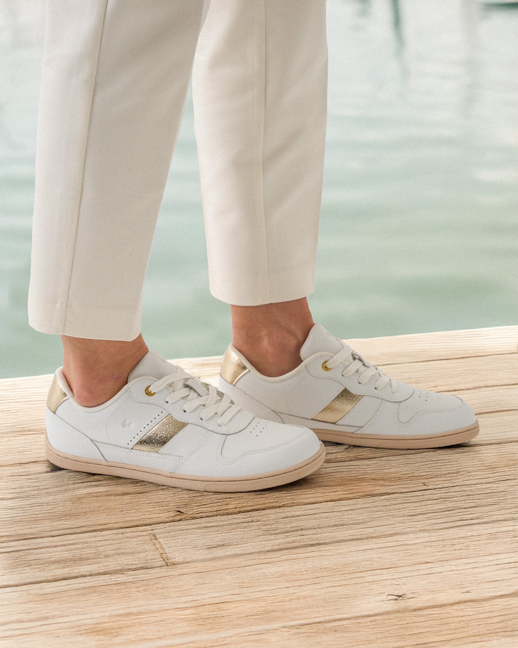 White & Gold