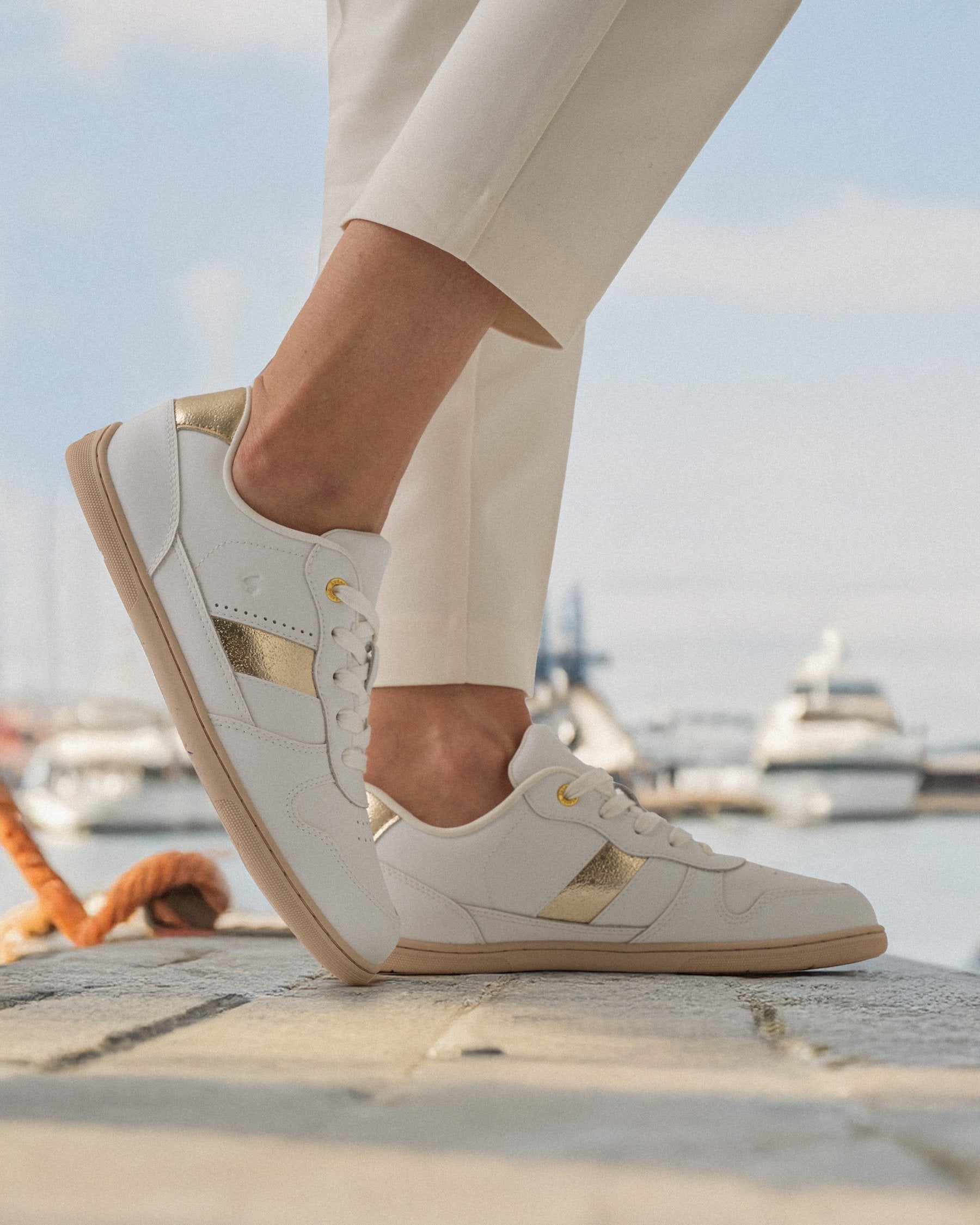 White & Gold