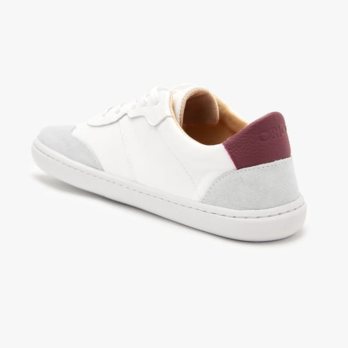 White / Plum